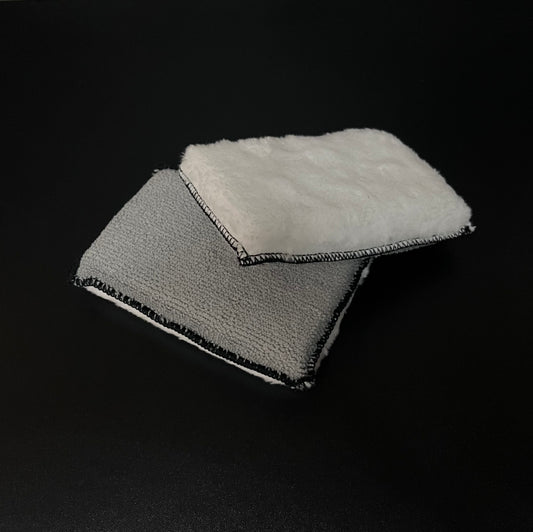 Éponge Microfibre Double Face – Finition Pro, Nettoyage Précis