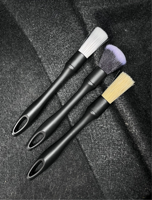 Lot de 3 Pinceaux Detailing – Nettoyage Précis et Efficace