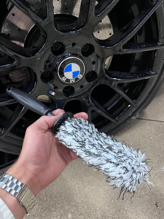 Brosse de Lavage Jantes Voiture – Qualité Pro, Ne Raye Pas | VibeAuto