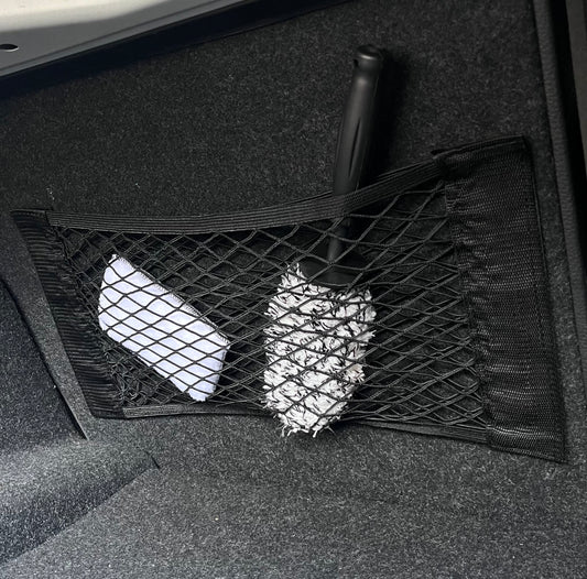 Filet de Rangement Élastique pour Coffre de Voiture – Double Maille