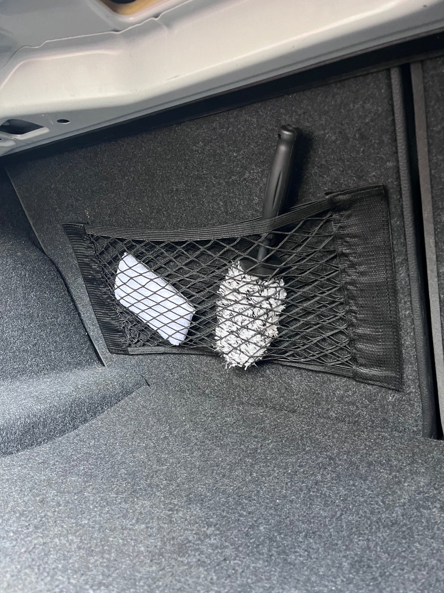Filet de Rangement Élastique pour Coffre de Voiture – Double Maille